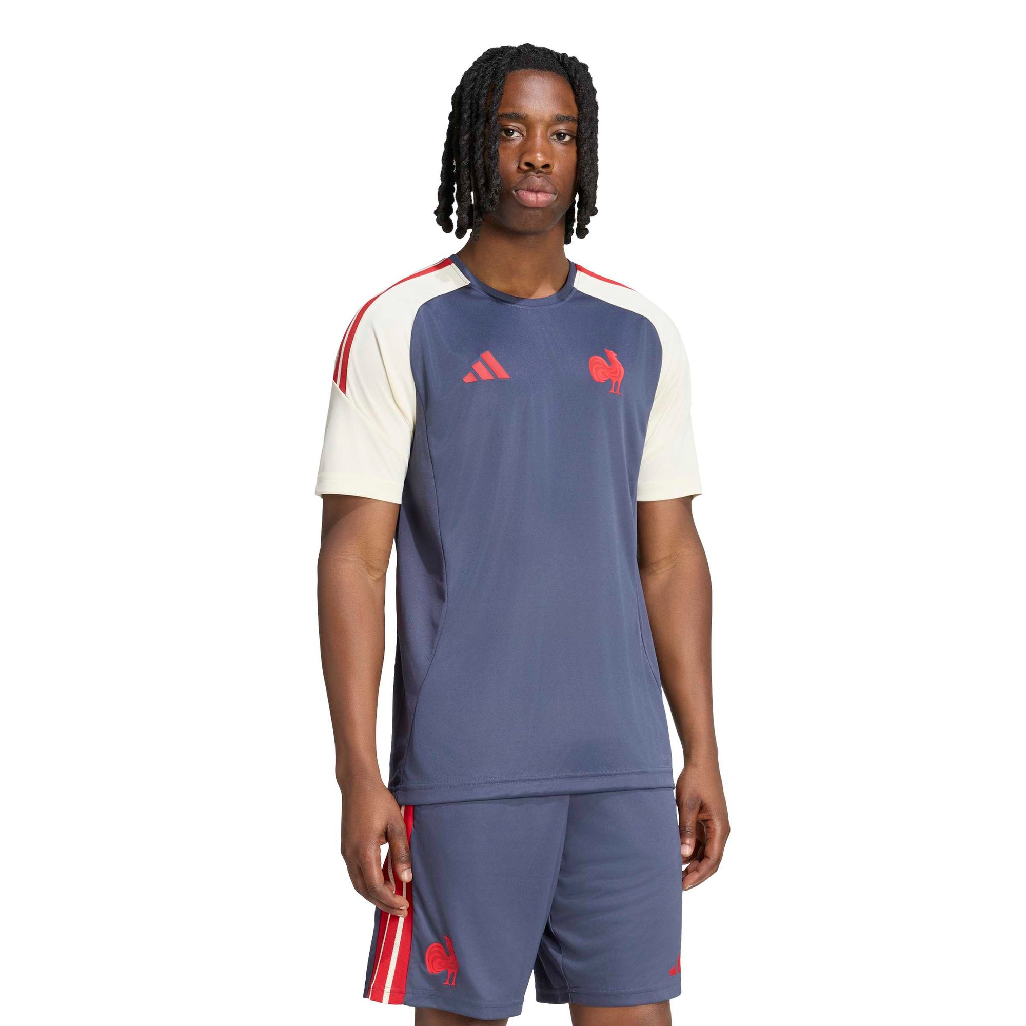 Maglia da rugby da prestazione della Francia - Blu navy