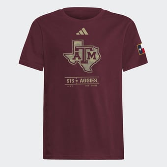 Youth adidas Maroon Texas A&M Aggies Honor & Support T-Shirt