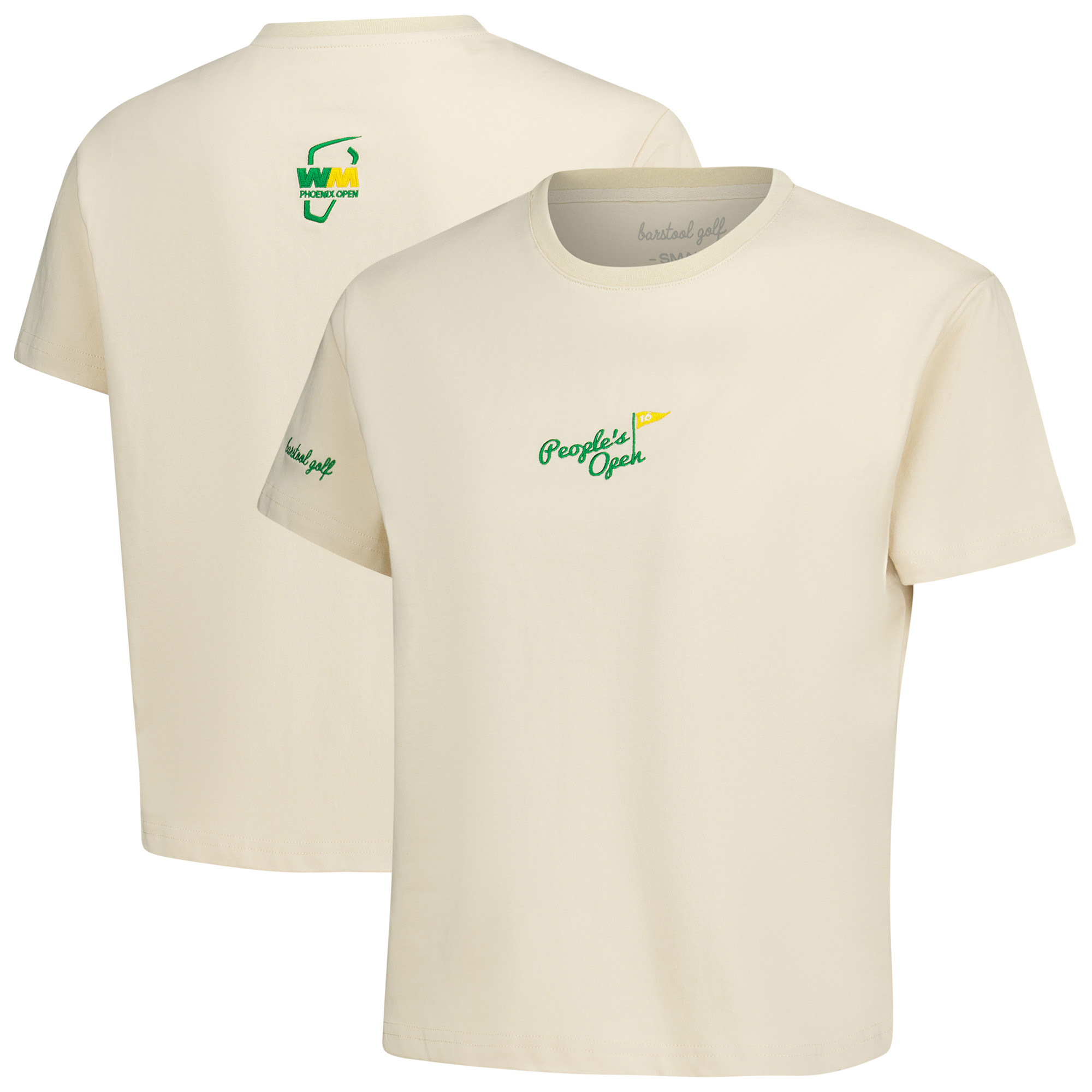 Women’s Barstool Golf Tan WM Phoenix Open Cropped T-Shirt Women’s Barstool Golf Tan WM Phoenix Open Cropped T-Shirt
