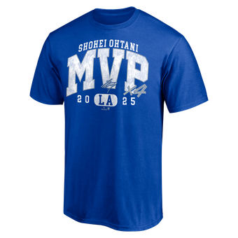 Men's BreakingT Shohei Ohtani Royal Los Angeles Dodgers 2025 National League MVP T-Shirt