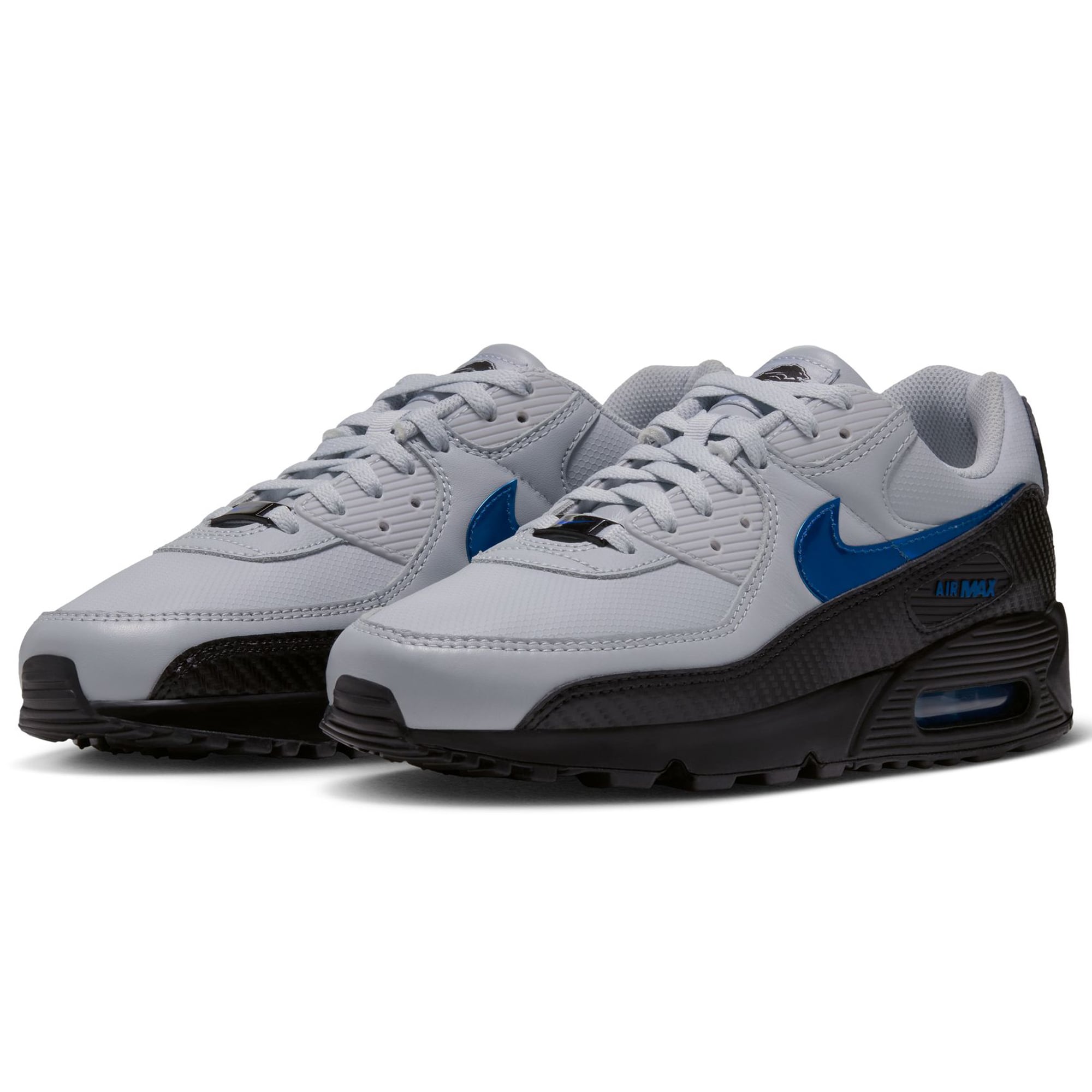 Nike Air Max 90 Herrenschuhe aus der Detroit Lions Rivalries Collection 2026 in Silber