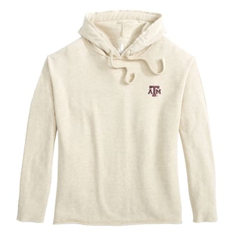 Women's johnnie-O Oatmeal Texas A&M Aggies Kelli Hoodie