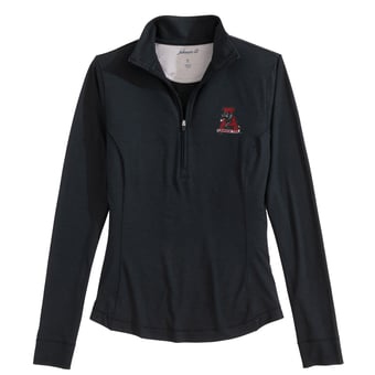 Women's johnnie-O Black Alabama Crimson Tide Susie Half Zip Pullover
