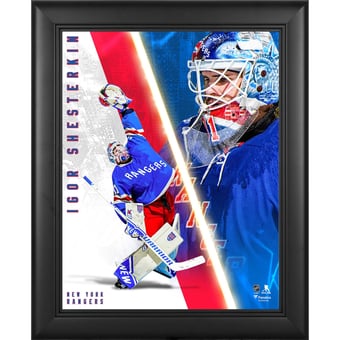 Igor Shesterkin New York Rangers Framed 13" x 16" Radiance Collage