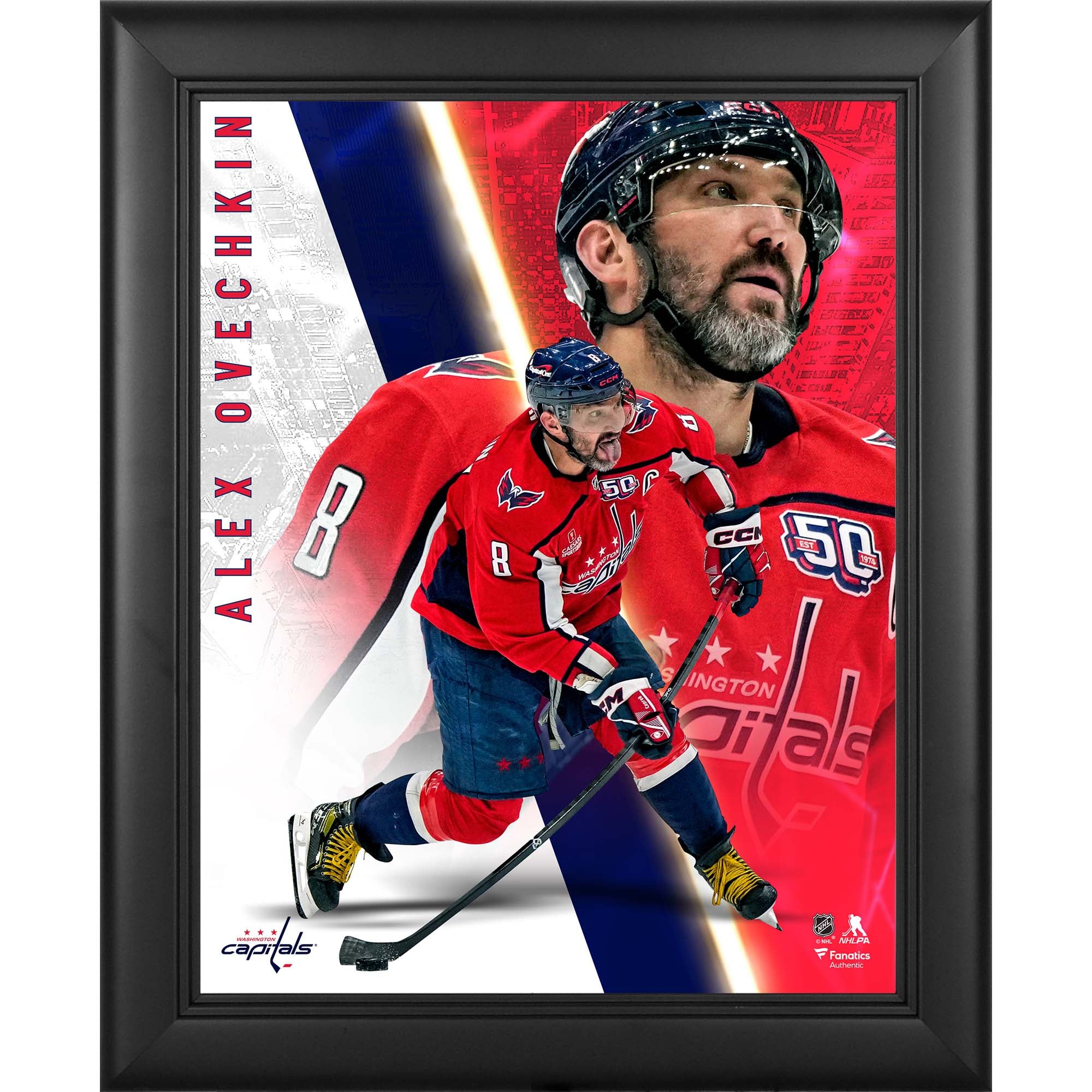 Alexander Ovechkin Washington Capitals Framed 13" x 16" Radiance Collage