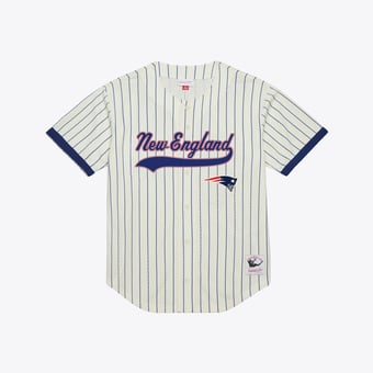 Men's Mitchell & Ness Tom Brady Cream New England Patriots Name & Number Mesh Fashion Jersey