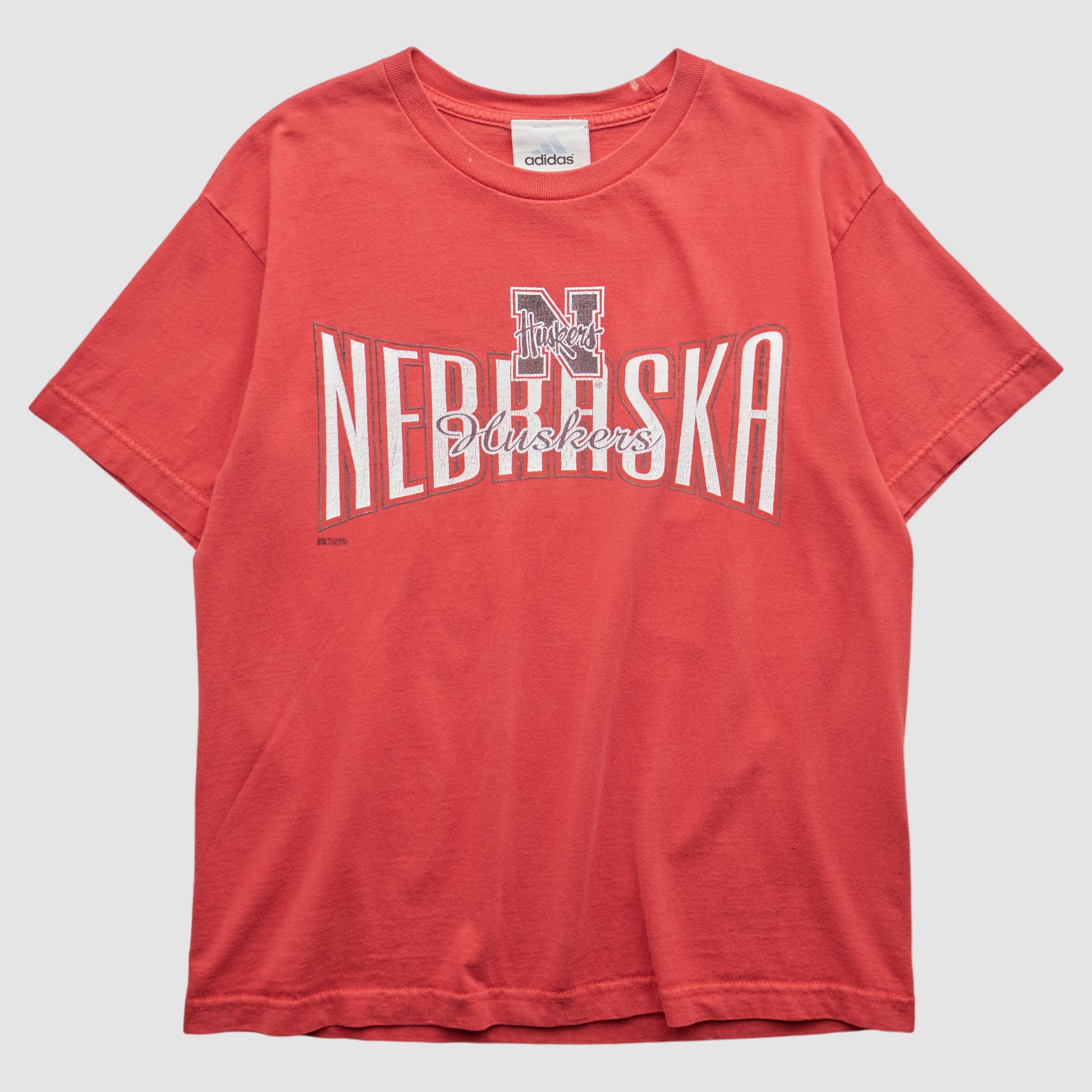 Nebraska Huskers Adidas 2000s T-shirt - Red - XS by Fanatics Real Vintage