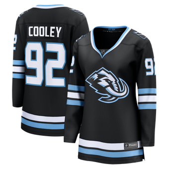 Women's Fanatics Logan Cooley Black Utah Mammoth Home Breakaway Jersey