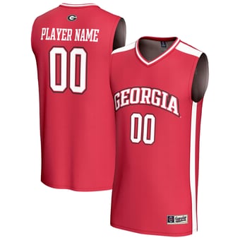 Unisex GameDay Greats Red Georgia Bulldogs Lightweight Collegiate Women's Basketball NIL Pick-A-Player Fashion Jersey