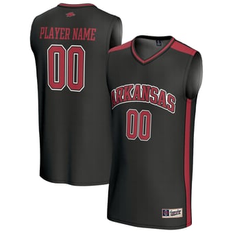Unisex GameDay Greats Black Arkansas Razorbacks Lightweight Collegiate Women's Basketball NIL Pick-A-Player Fashion Jersey
