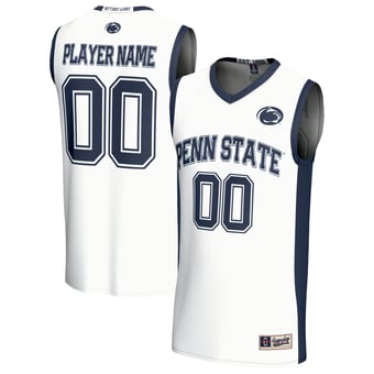 Unisex GameDay Greats White Penn State Nittany Lions Lightweight Collegiate Men's Basketball NIL Pick-A-Player Fashion Jersey