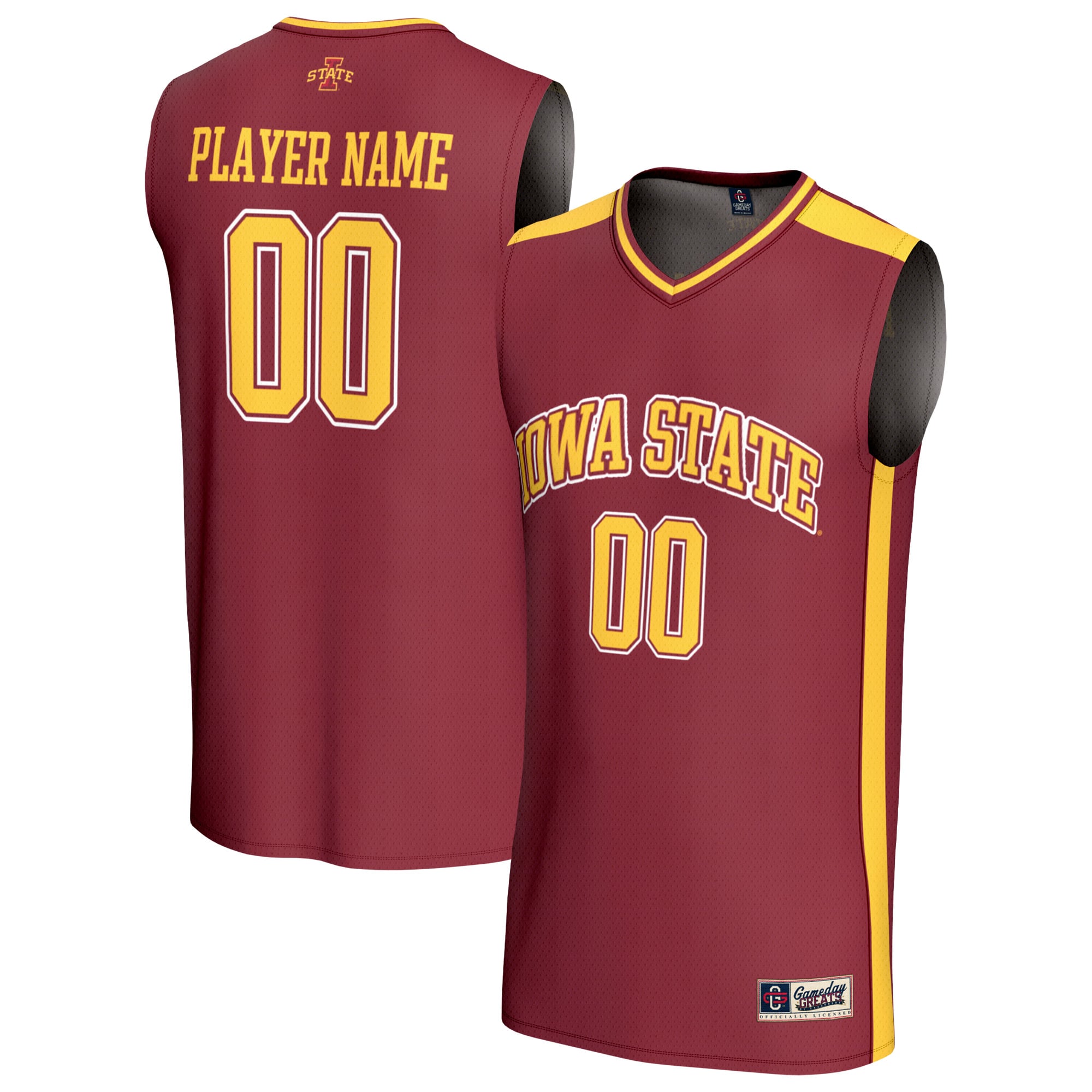 Unisex GameDay Greats Cardinal Iowa State Cyclones Lightweight Collegiate Men's Basketball NIL Pick-A-Player Fashion Jersey