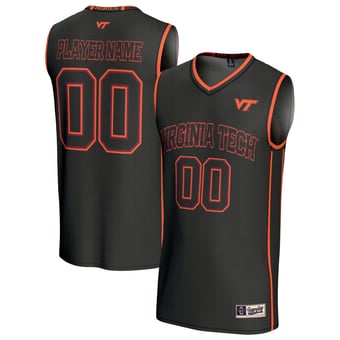 Unisex GameDay Greats Black Virginia Tech Hokies Lightweight Collegiate Men's Basketball NIL Pick-A-Player Fashion Jersey