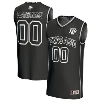 Youth GameDay Greats Black Texas A&M Aggies Lightweight Collegiate Men's Basketball NIL Pick-A-Player Fashion Jersey