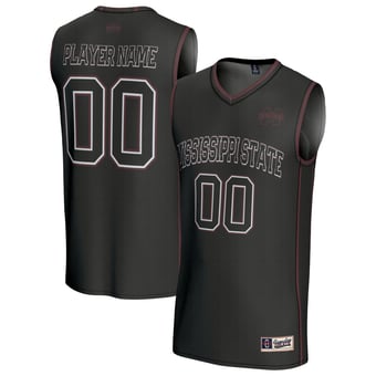 Youth GameDay Greats Black Mississippi State Bulldogs Lightweight Collegiate Men's Basketball NIL Pick-A-Player Fashion Jersey