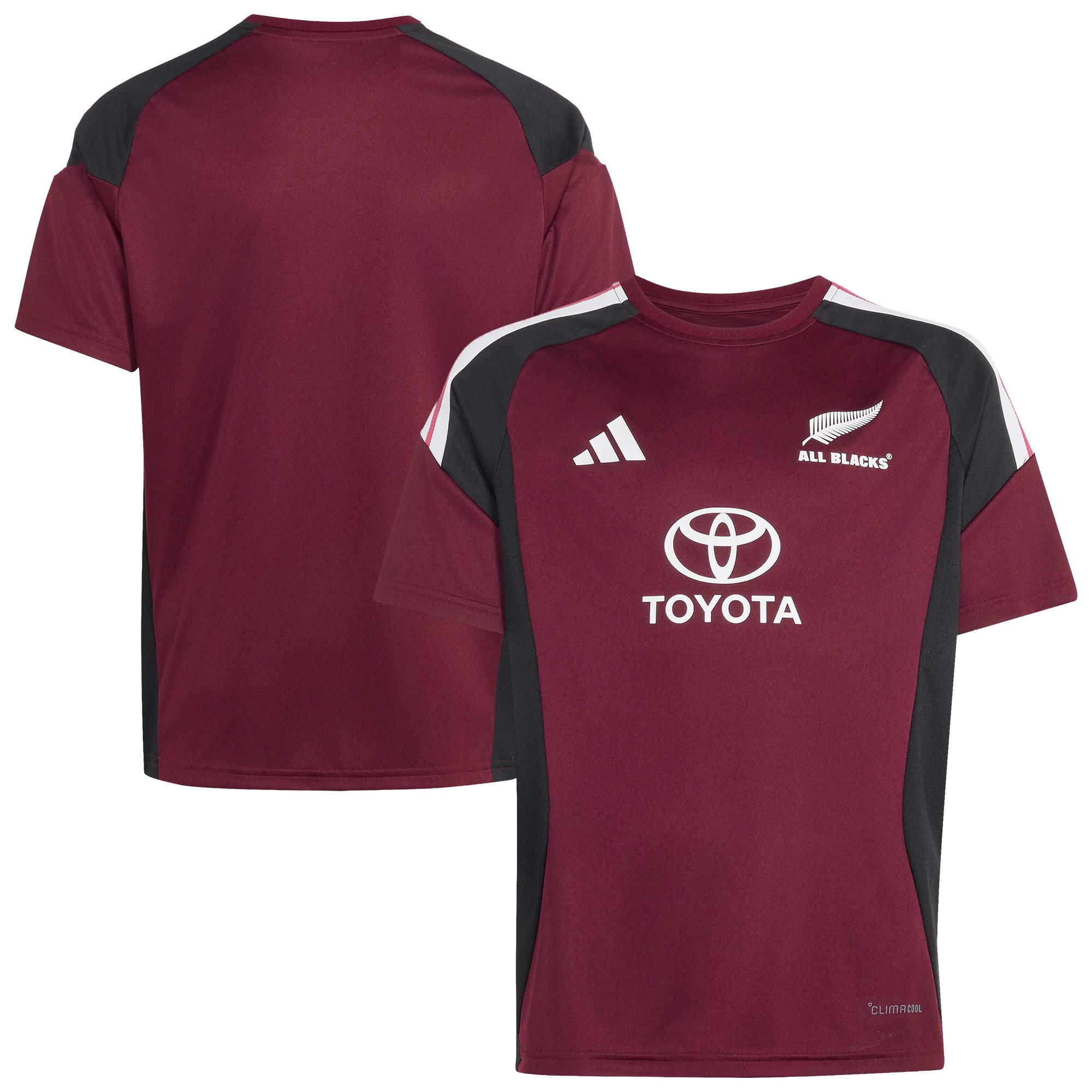 All Blacks adidas Maglia da Allenamento Performance – Bordeaux – Ragazzi