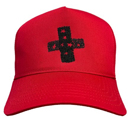 +44 Steadman Stars Cap - Unisex - Cherry Red