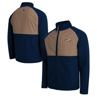 Men's Darius Rucker Collection by Fanatics  Navy/Tan Dallas Cowboys Full-Zip Raglan Jacket