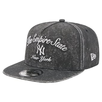 Men's New Era Black New York Yankees City Slogan A-Frame 9FIFTY Snapback Hat