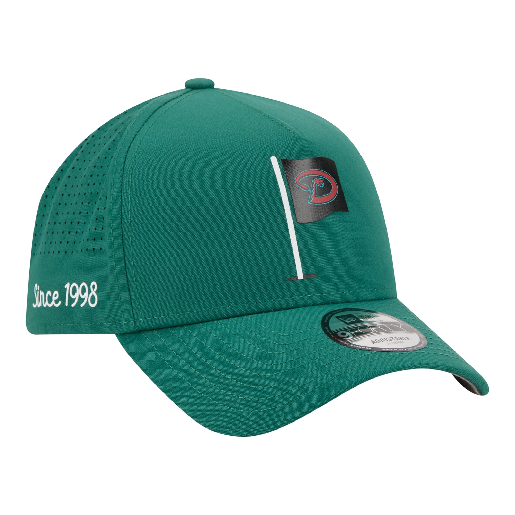 Men's New Era  Green Arizona Diamondbacks Pin Seeker 9FORTY A-Frame Adjustable Hat