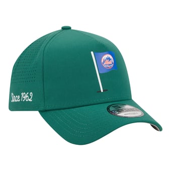 Men's New Era  Green New York Mets Pin Seeker 9FORTY A-Frame Adjustable Hat