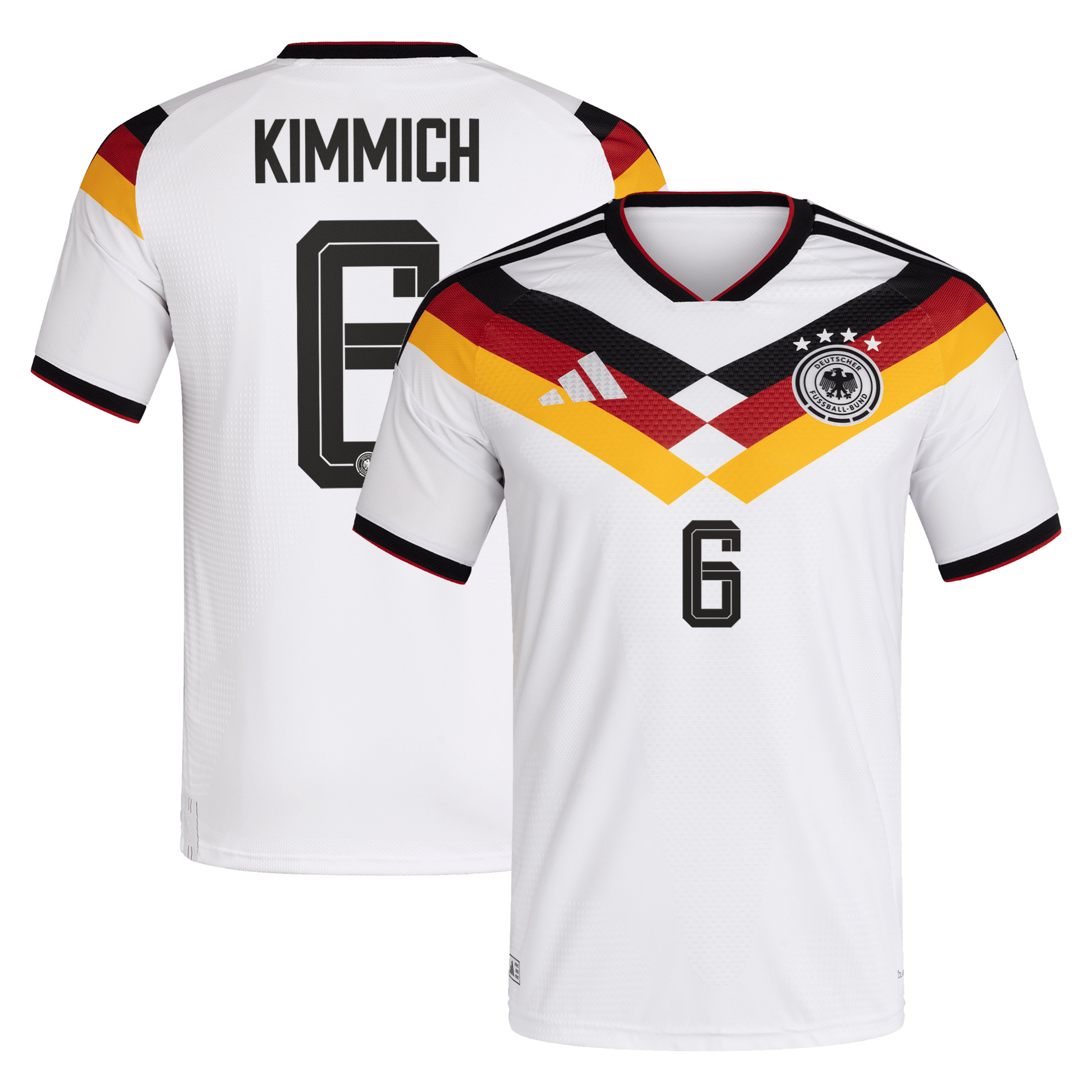 Men's adidas Joshua Kimmich White Germany National Team 2026 Home Authentic Jersey