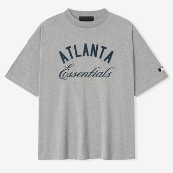 Unisex Fear of God x MLB Heather Gray Atlanta Braves 90's T-Shirt