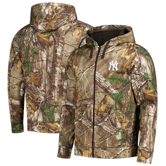 Men's Dunbrooke  Camo New York Yankees Trophy Realtree Full-Zip Hoodie