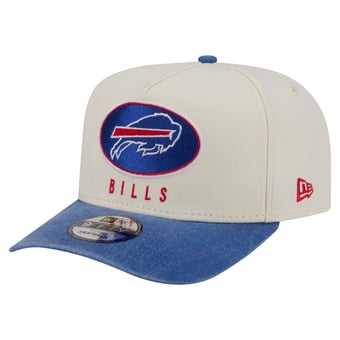 Men's New Era  Cream/Royal Buffalo Bills Washed A-Frame 9FIFTY Snapback Hat