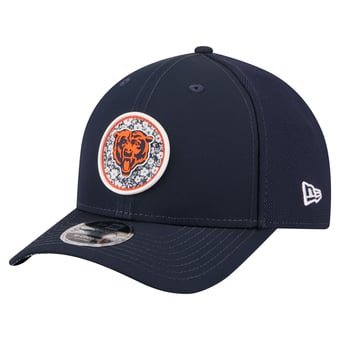 Men's New Era  Navy Chicago Bears Floral 9FORTY M-Crown Trucker Adjustable Hat