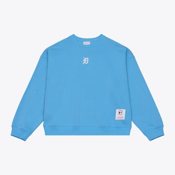 Men's Mitchell & Ness Light Blue Detroit Tigers Insignia Fleece Sweatshirt