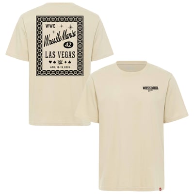 Unisex Sportiqe  Cream WrestleMania 42 Duke T-Shirt