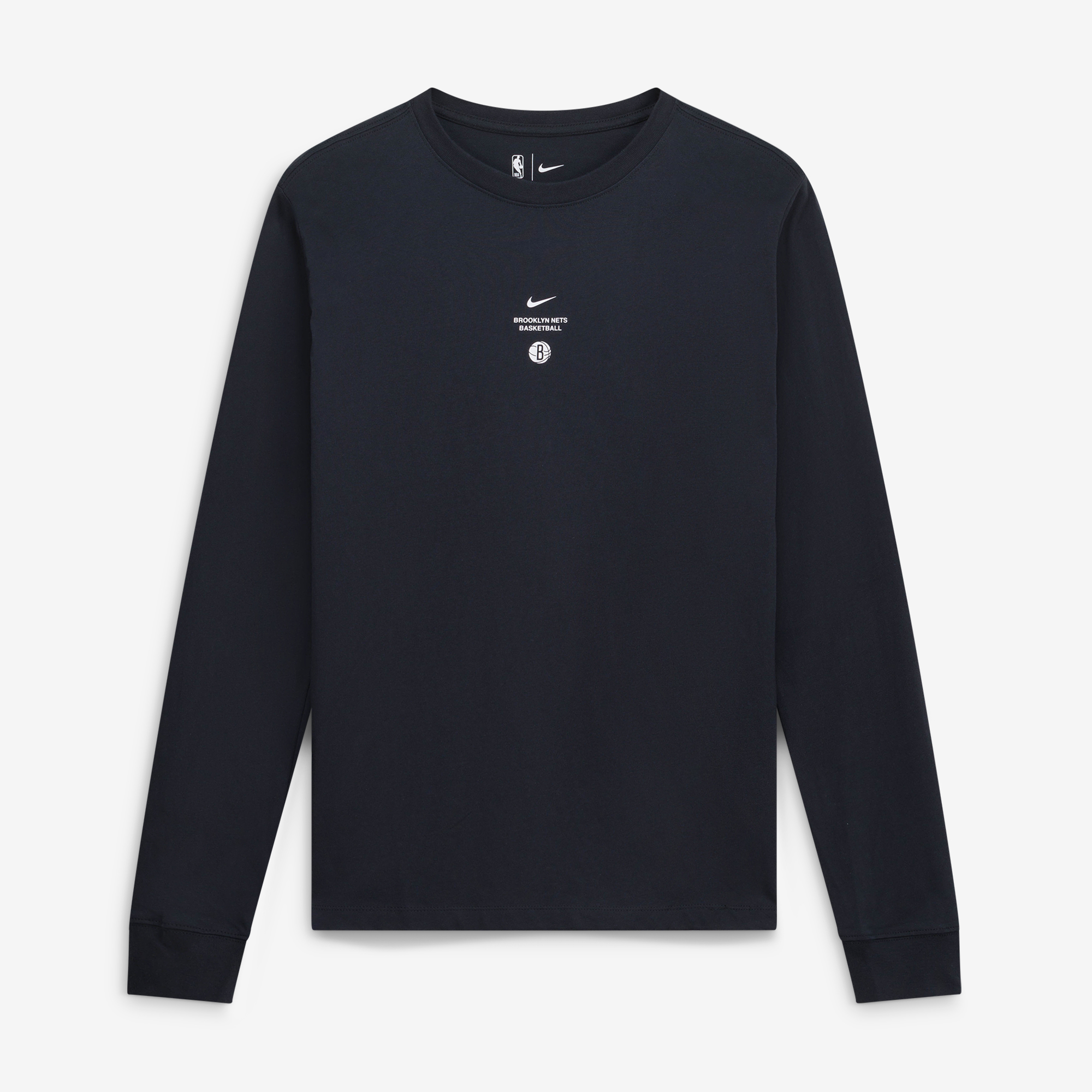 Men's Nike Black Brooklyn Nets 2026/27 Standard Issue Practice Long Sleeve T-Shirt