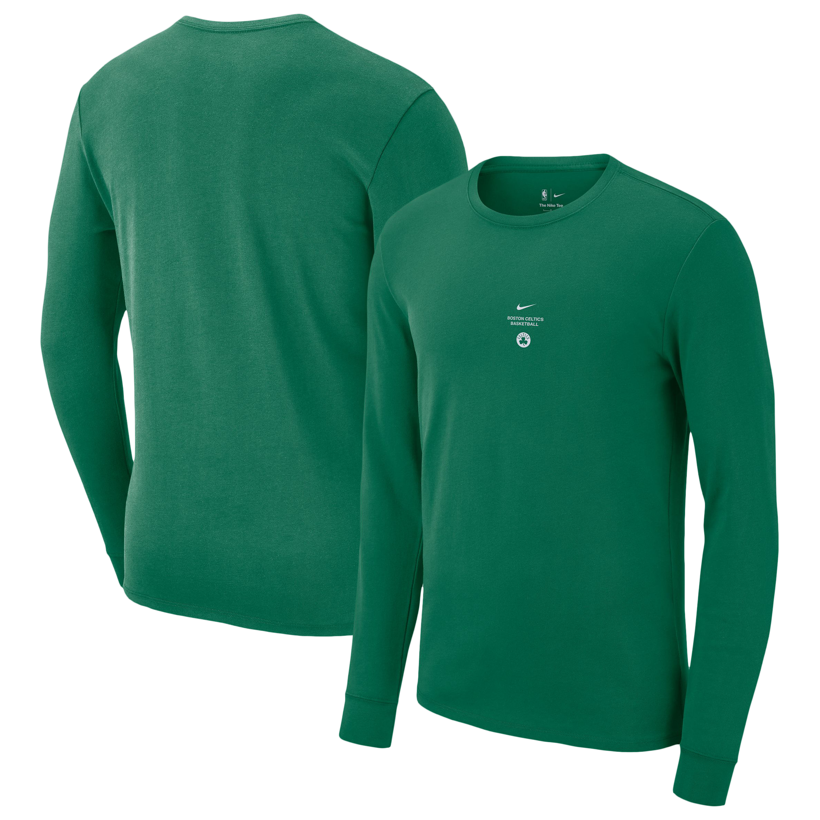 Men's Nike Kelly Green Boston Celtics 2026 Standard Issue Practice Long Sleeve T-Shirt