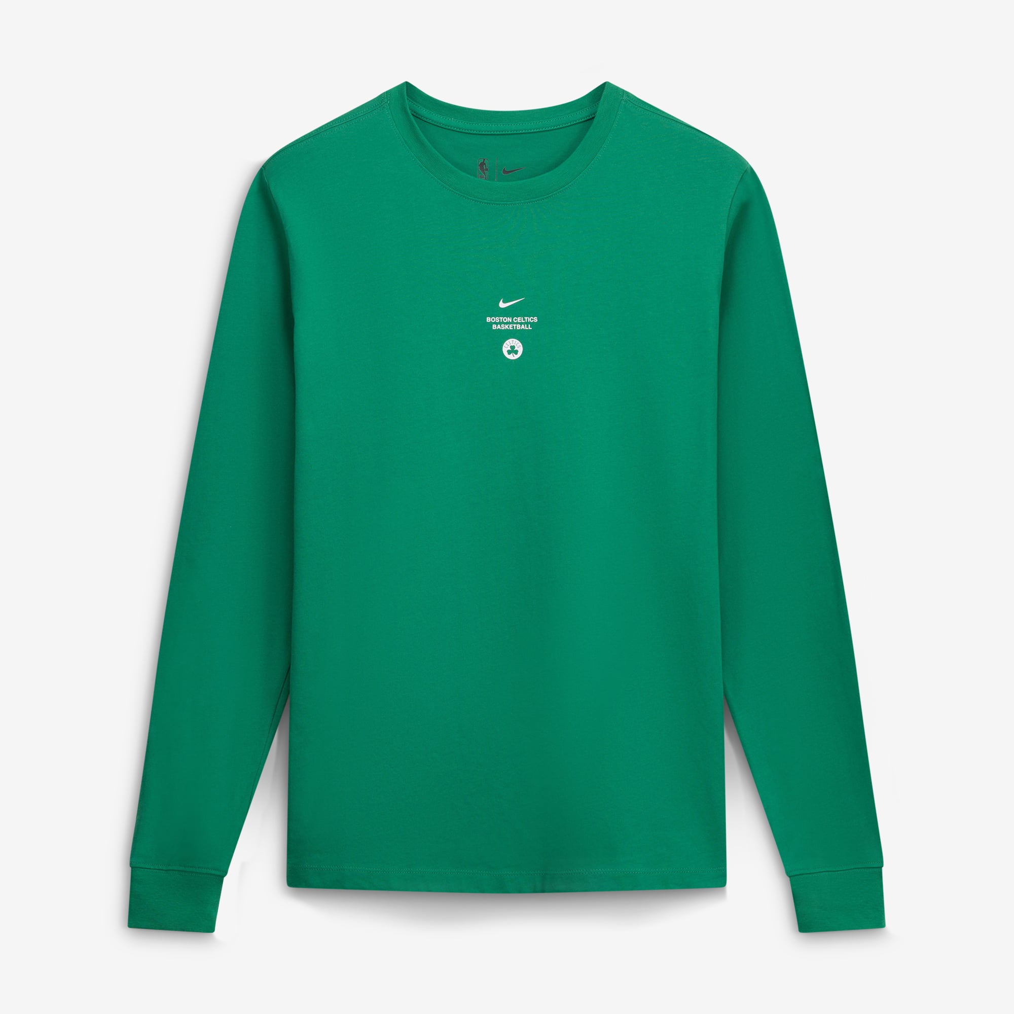 Men's Nike Kelly Green Boston Celtics 2026/27 Standard Issue Practice Long Sleeve T-Shirt