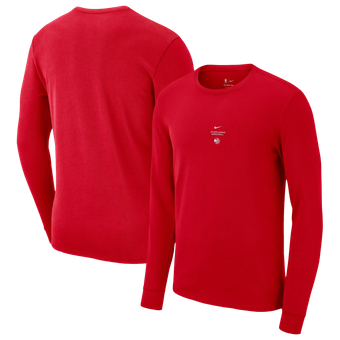 Men's Nike Red Atlanta Hawks 2026 Standard Issue Practice Long Sleeve T-Shirt