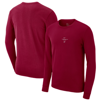 Men's Nike Wine Cleveland Cavaliers 2026 Standard Issue Practice Long Sleeve T-Shirt