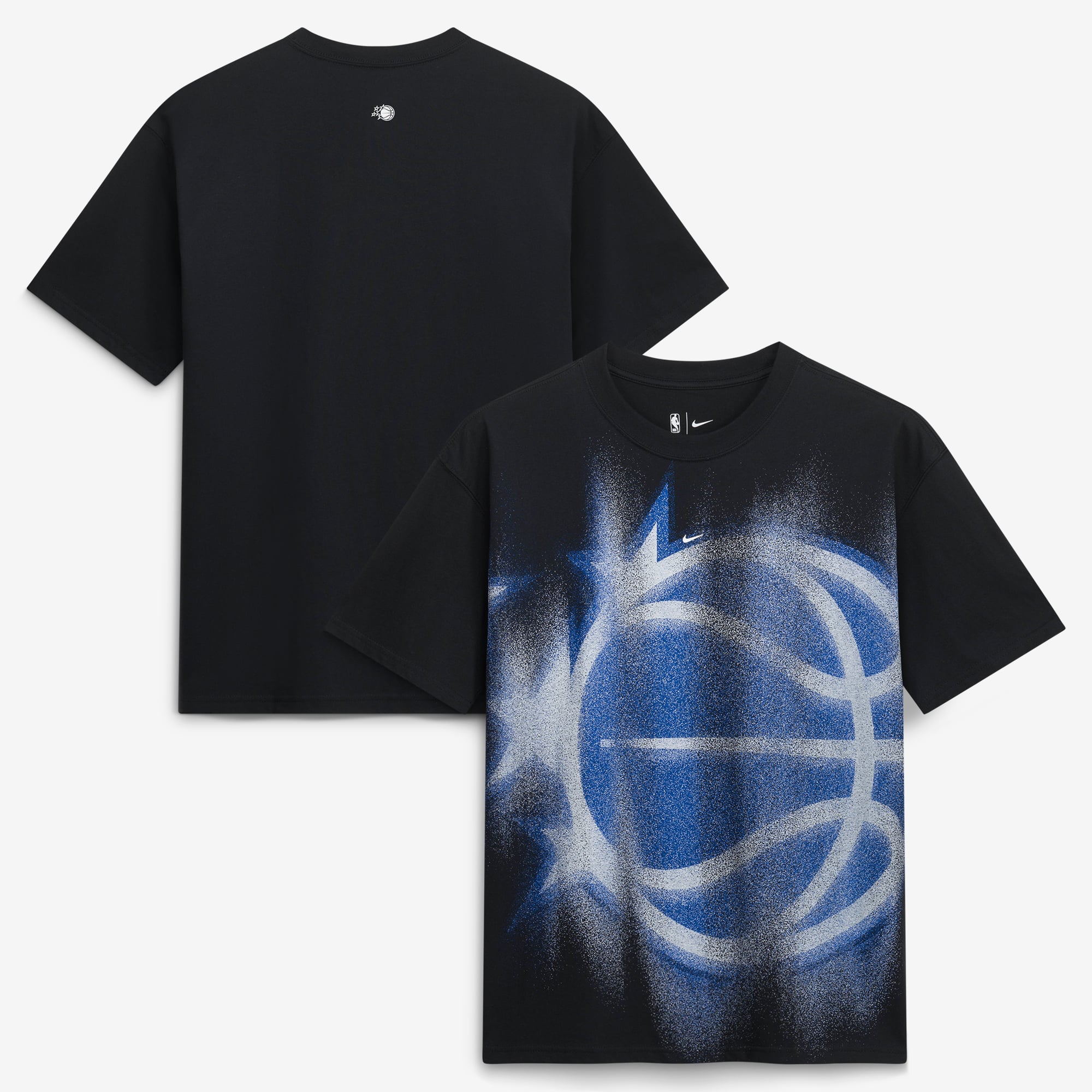 T-shirt da allenamento Nike nera da uomo Orlando Magic 2026/27 Standard Issue con icona