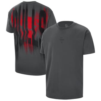 Men's Nike Charcoal Chicago Bulls 2026 Standard Issue Pre-Game Max 90 T-Shirt
