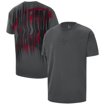 Men's Nike Charcoal Cleveland Cavaliers 2026 Standard Issue Pre-Game Max 90 T-Shirt