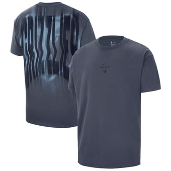 Men's Nike Navy Memphis Grizzlies 2026 Standard Issue Pre-Game Max 90 T-Shirt