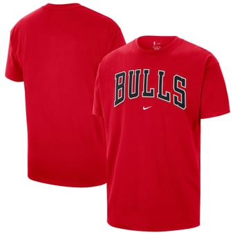 Men's Nike  Red Chicago Bulls Twill Logo T-Shirt