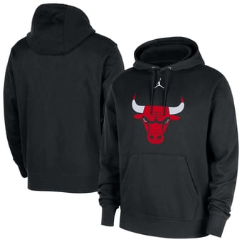 Men's Jordan Brand  Black Chicago Bulls Statement Edition Club Fleece Hoodie