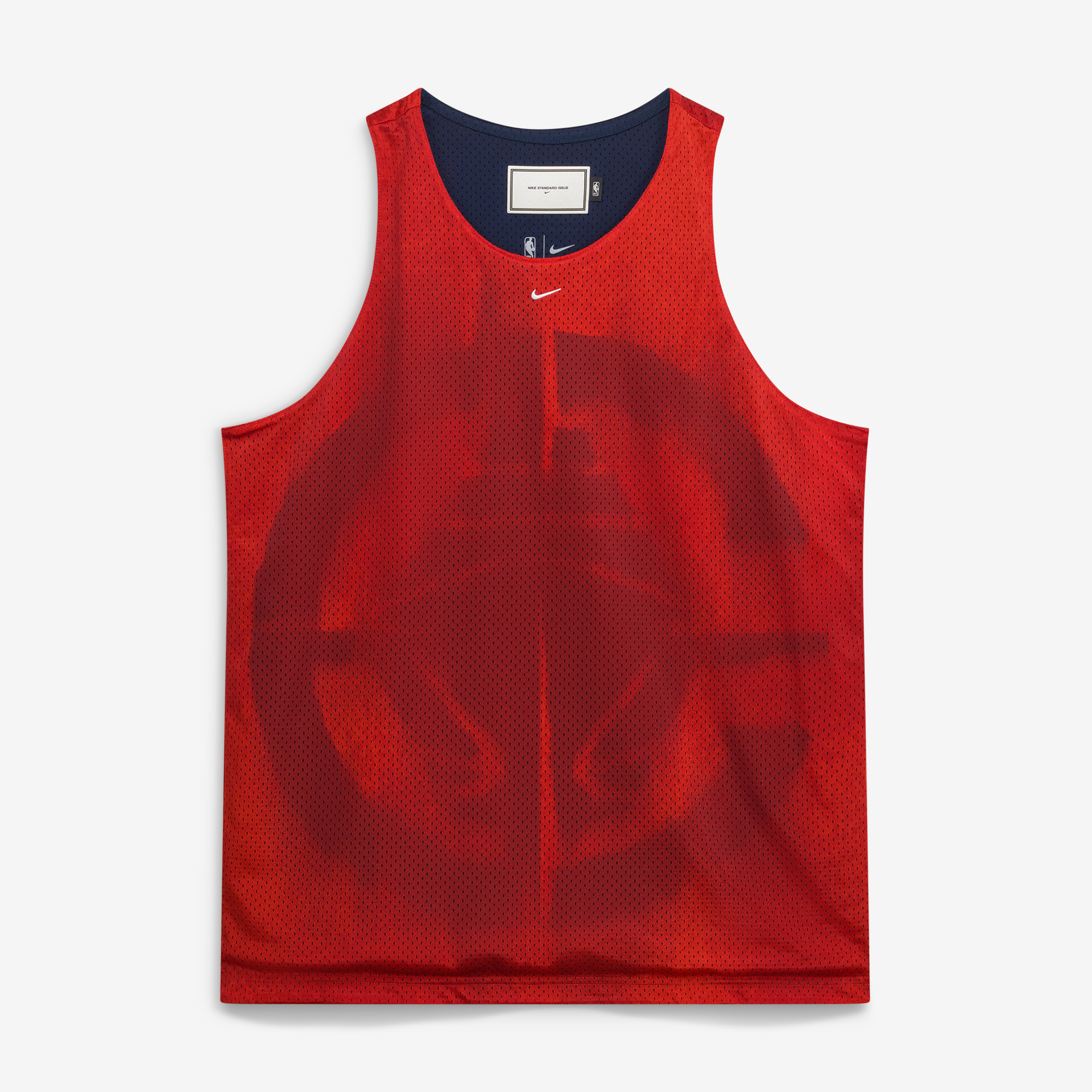 Men's Nike Red LA Clippers 2026/27 Standard Issue Practice Icon Mesh Reversible Jersey