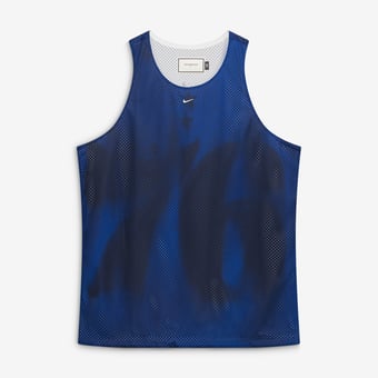 Men's Nike Royal/White Philadelphia 76ers 2026 Standard Issue Practice Icon Mesh Reversible Jersey