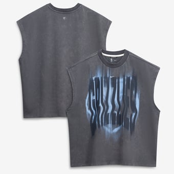 Men's Nike Charcoal Memphis Grizzlies 2026 Standard Issue Pre-Game Sleeveless Top