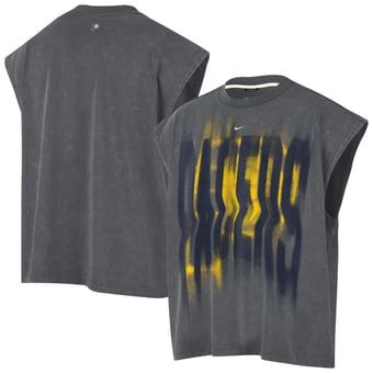 Men's Nike Charcoal Indiana Pacers 2026 Standard Issue Pre-Game Sleeveless Top