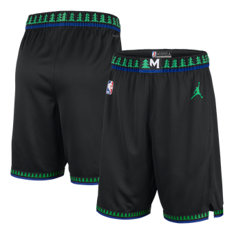 Men's Jordan Brand Black Minnesota Timberwolves Statement Edition Swingman Shorts