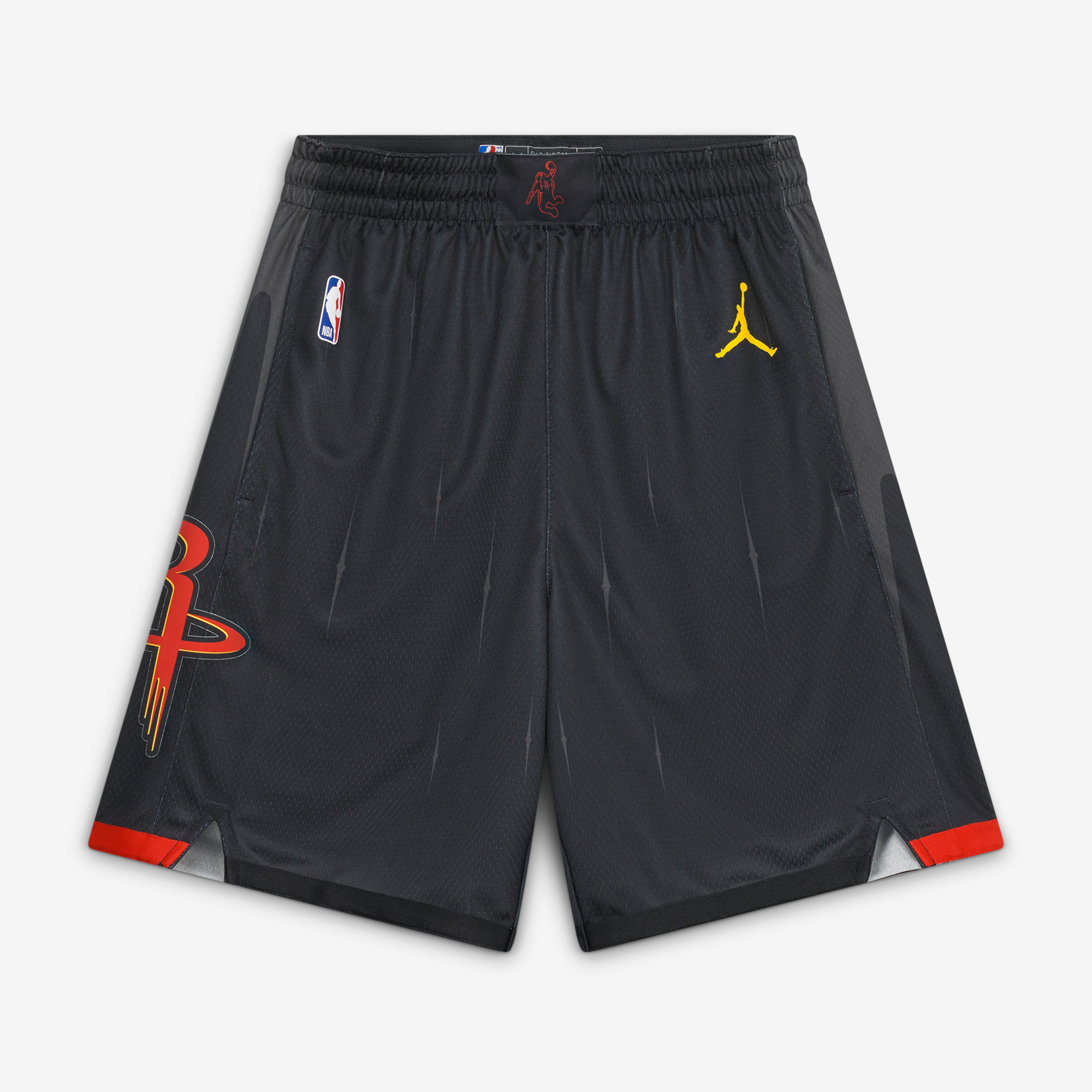 Men's Jordan Brand Black Houston Rockets Statement Edition Swingman Shorts