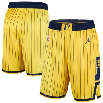Men's Indiana Pacers  Jordan Brand Gold Statement Edition Swingman Shorts